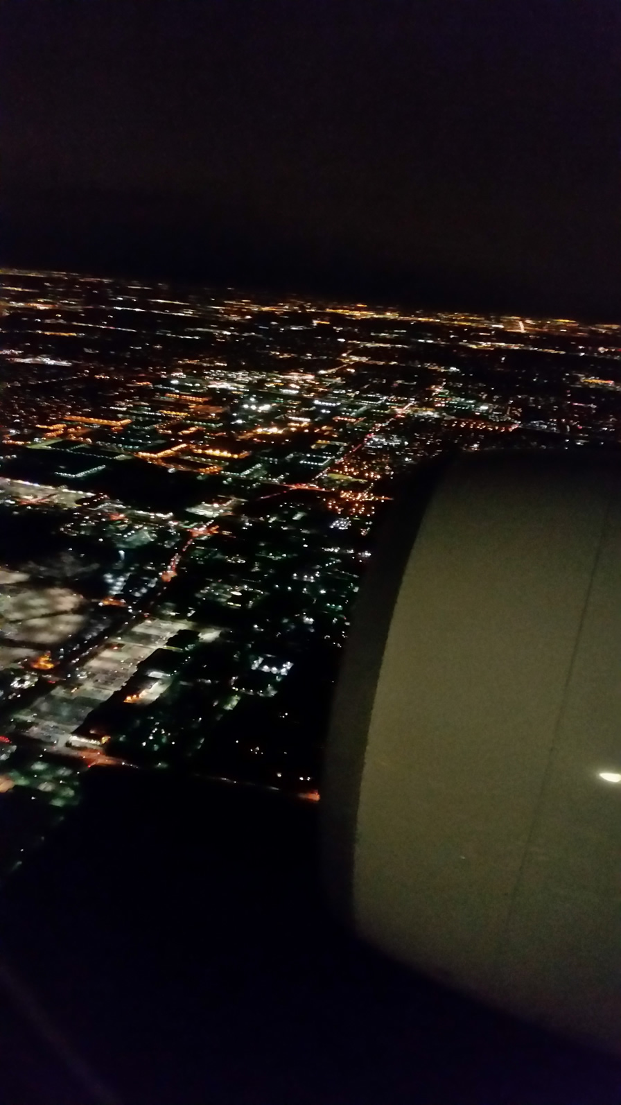 Flying over O'Hare