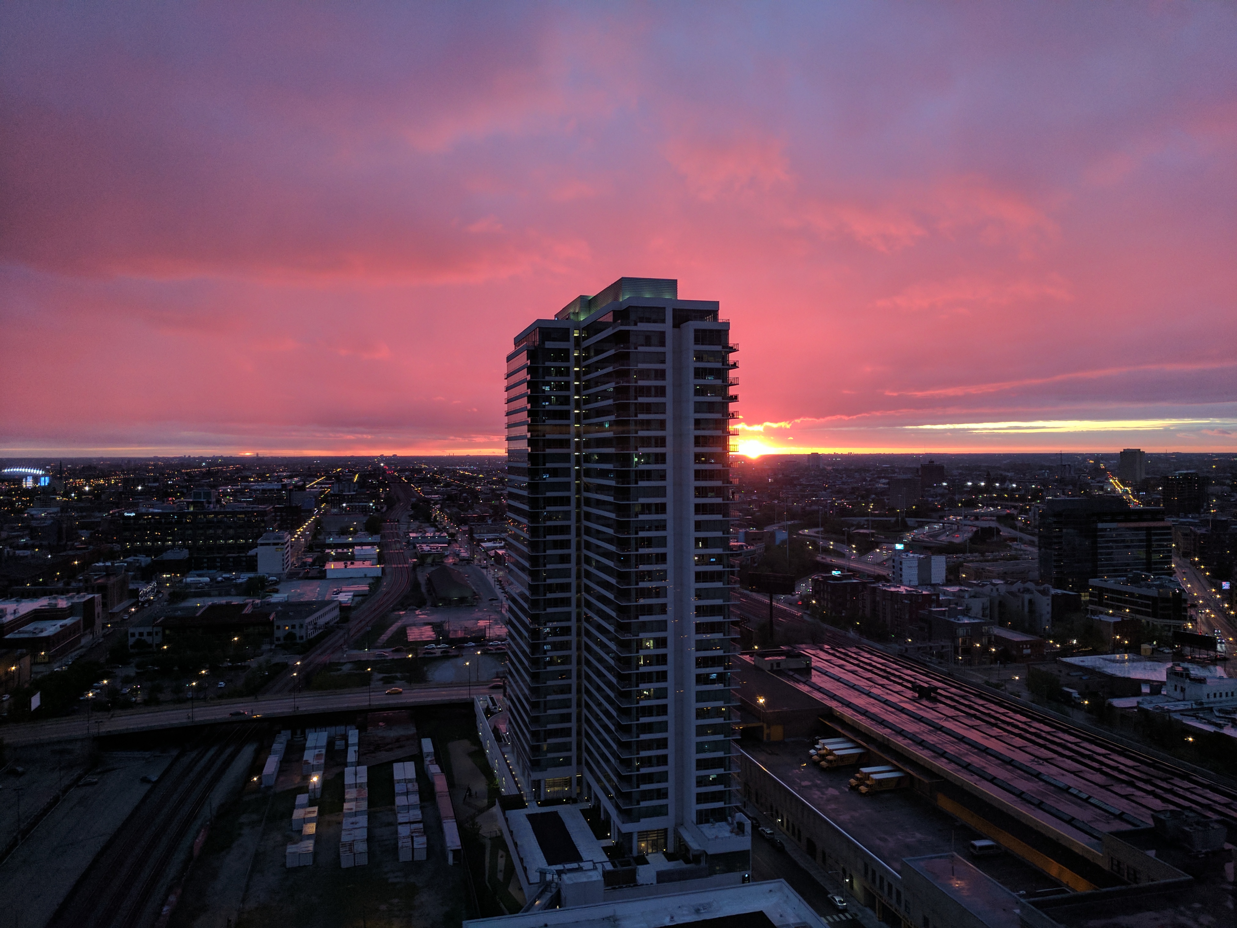 Chicago sunset
